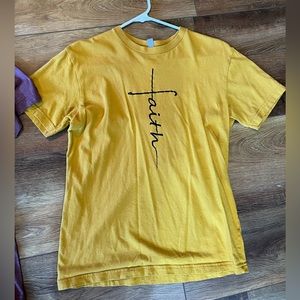 faith t-shirt size small